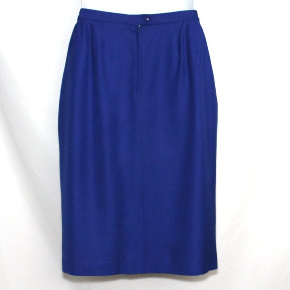 COPY - Christian Dior Size 14 100% Rayon 1 Button Skirt Suit - Great! - Picture 10 of 13